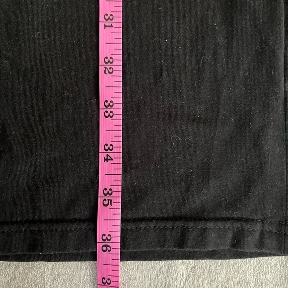 [2]Malou Black Tencel Organic Cotton Stretchy Shift knee Dress - Picture 7 of 7